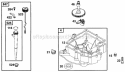 Oil Fill Sump Diagram and Parts List for 255702-0117-01  Briggs and Stratton Engine